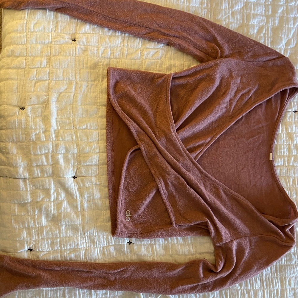 Alo Yoga Amelia Luxe Long Sleeve Crop